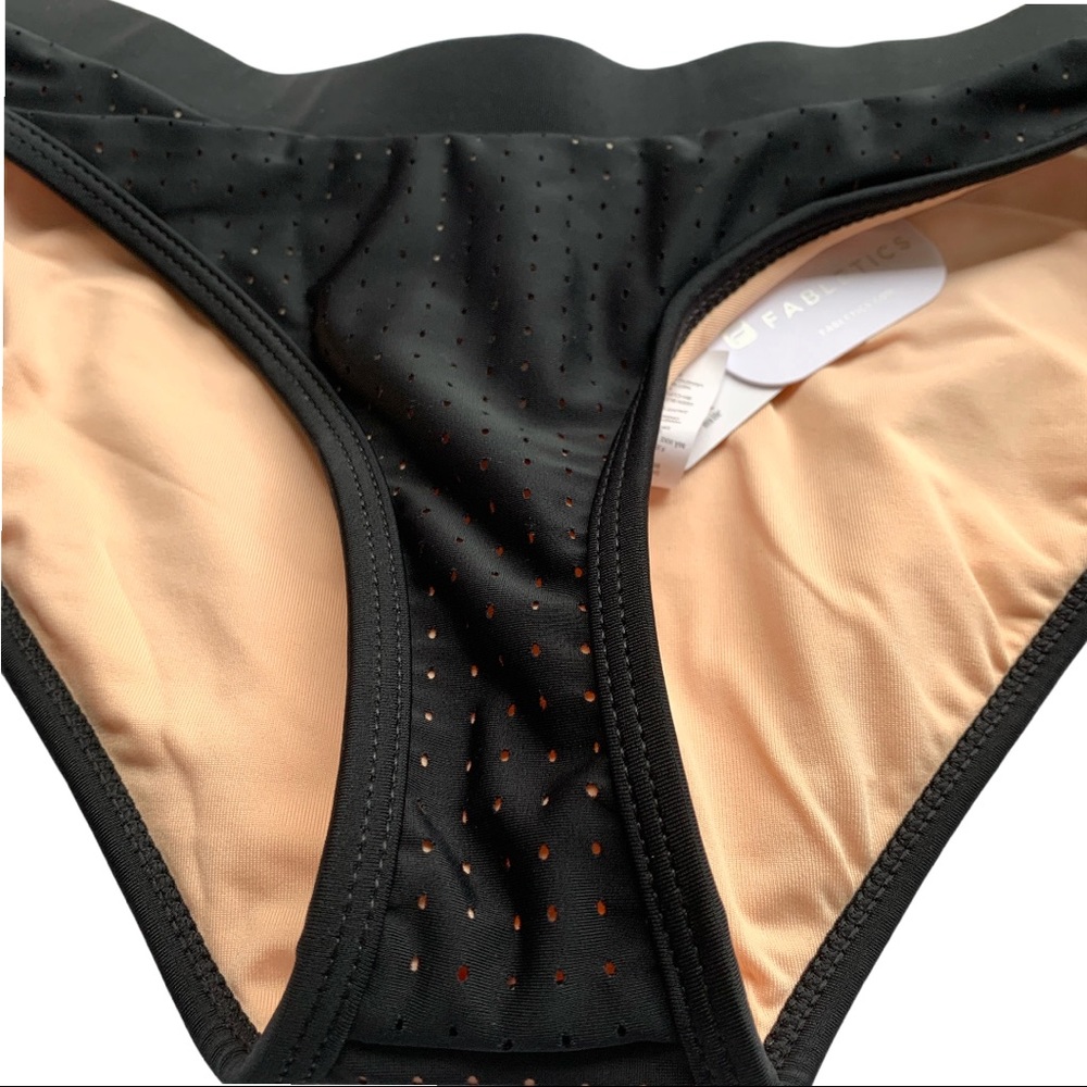 Fabletics Valentina Black Bikini Bottom X-Small - Picture 2 of 5